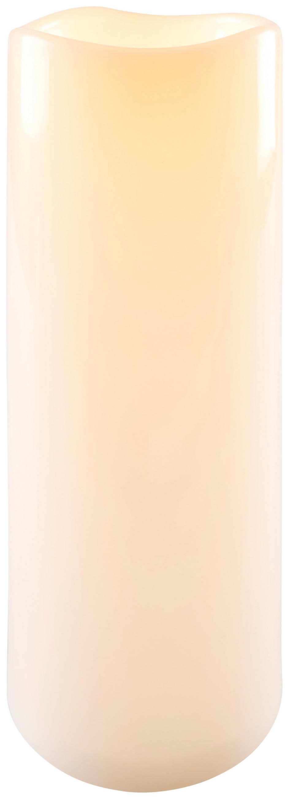 LED-KERZE 12,5/30,5 cm  - Creme, Basics, Kunststoff (12,5/30,5cm) - Ambia Home