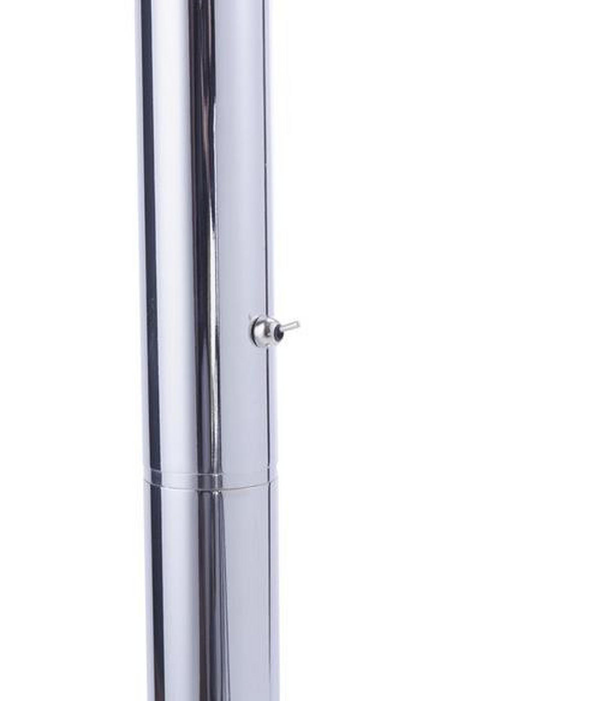 LED ÁLLÓLÁMPA - ezüst, Design, műanyag/fém (80/58/215cm)