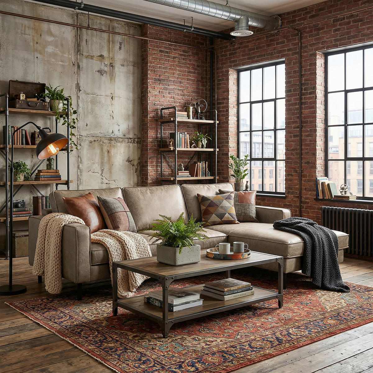 ECKSOFA Hellgrau Echtleder Lederlook Bettkasten, Schlaffunktion, Rücken echt  - Hellgrau/Schwarz, Design, Leder/Textil (166/238cm) - Livetastic