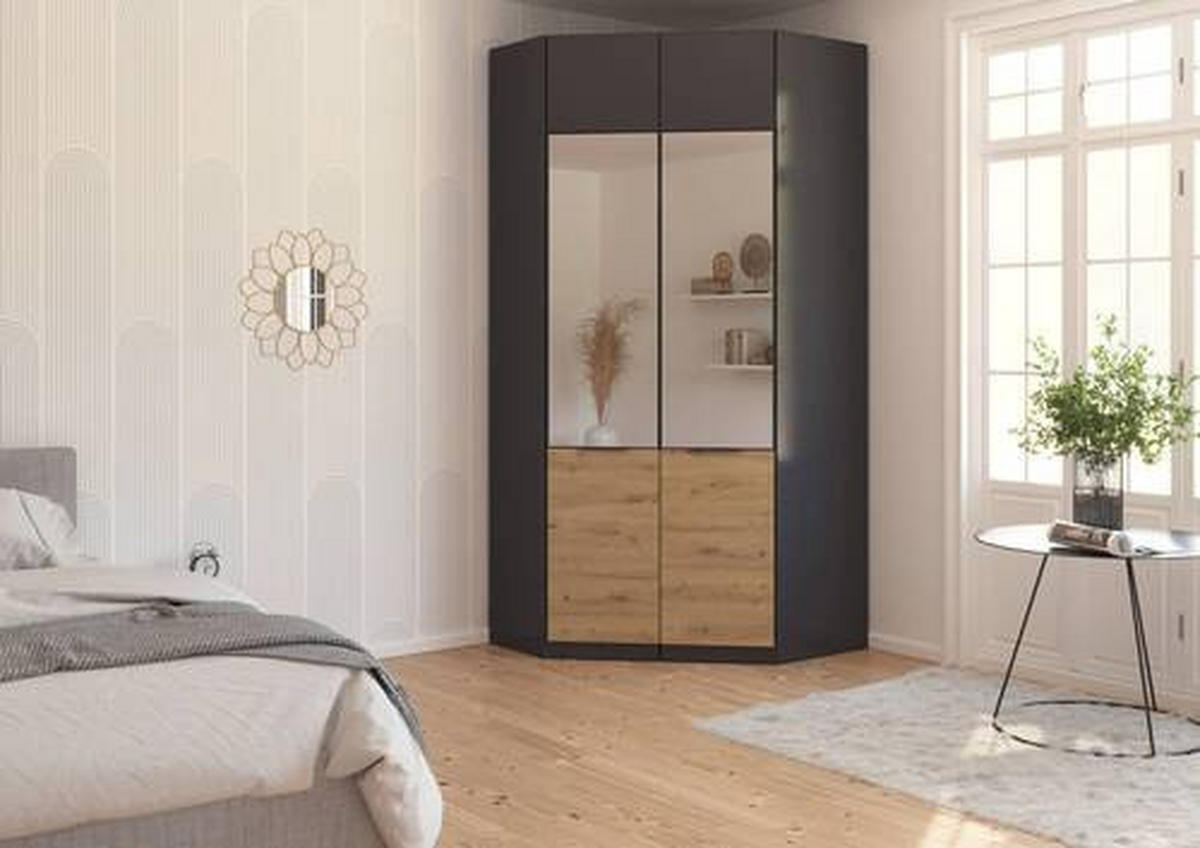AUFSATZSCHRANK 117/39/104 cm  in  - Grau, KONVENTIONELL, Holzwerkstoff (117/39/104cm) - James Wood