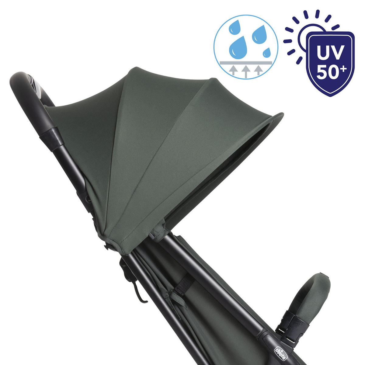 BUGGY Urbino  - Grün, Basics, Textil/Metall (53/103/80cm) - Chicco