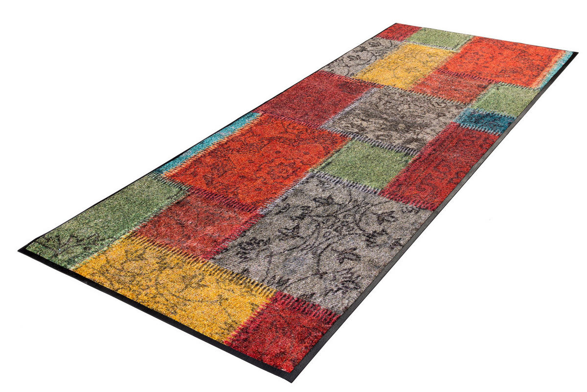 TRAVERSĂ - multicolor, Trend, plastic/textil (75/190cm) - wash+dry