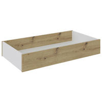 BETTKASTEN  Weiss, Eiche Artisan  - Weiss/Eiche Artisan, Holzwerkstoff/Kunststoff (99/17/53cm) - Hom`in