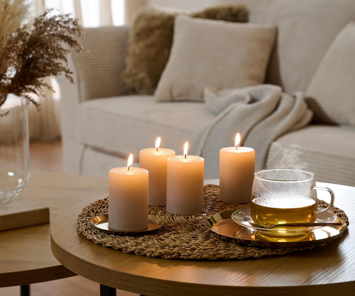 DEKOTABLETT 10,5/0,5 cm    - Goldfarben, Design, Metall (10,5/0,5cm)