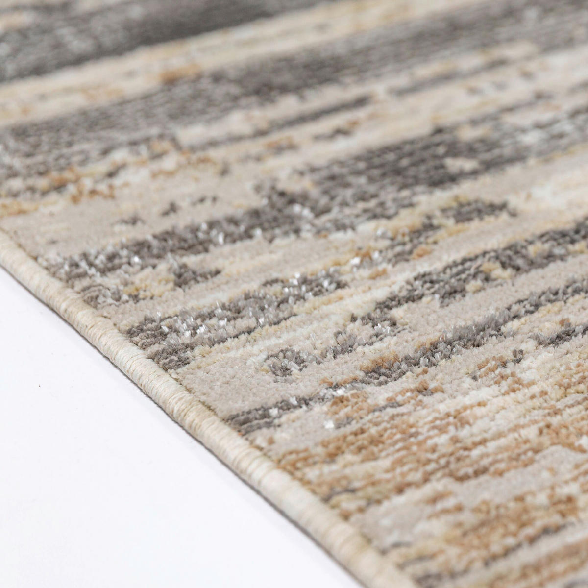 WEBTEPPICH  Wohnzimmer 160/230 cm Marea Abstract Beige rechteckig  - Beige, Basics, Kunststoff/Textil (160/230cm) - Flair Rugs