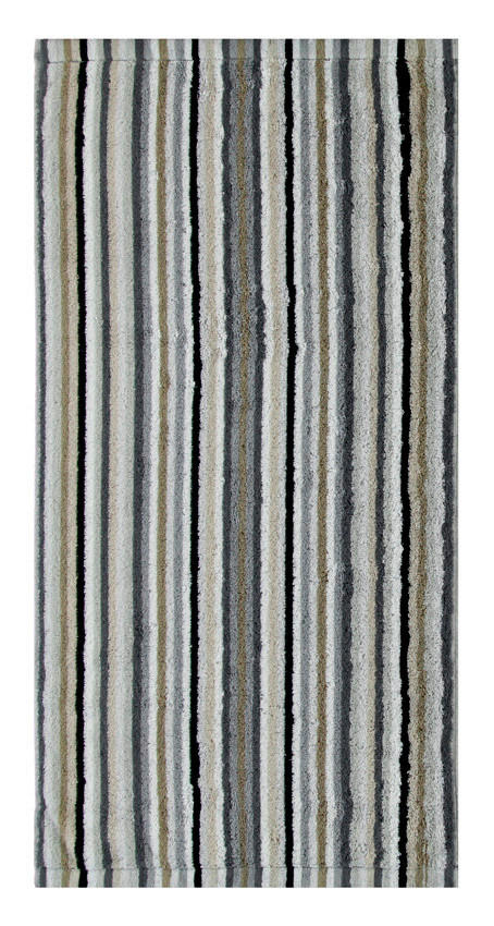 SAUNATUCH LIFESTYLE STREIFEN Beige  - Beige, Basics, Textil (70/180cm) - Cawoe
