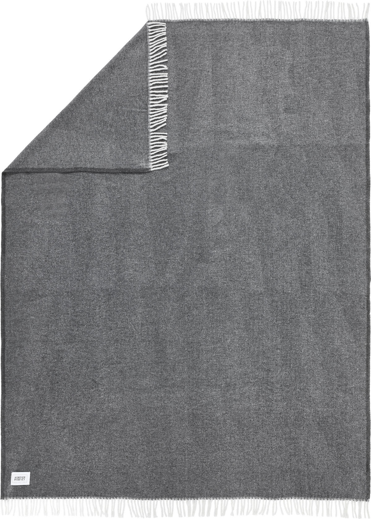 WOHNDECKE RELAX  - Anthrazit/Creme, KONVENTIONELL, Textil (140/200cm) - Schöner Wohnen