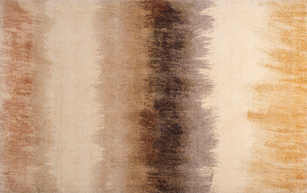 FLACHWEBETEPPICH 110/175 cm Bronze Bands Braun  - Braun, Design, Kunststoff/Textil (110/175cm) - wash+dry