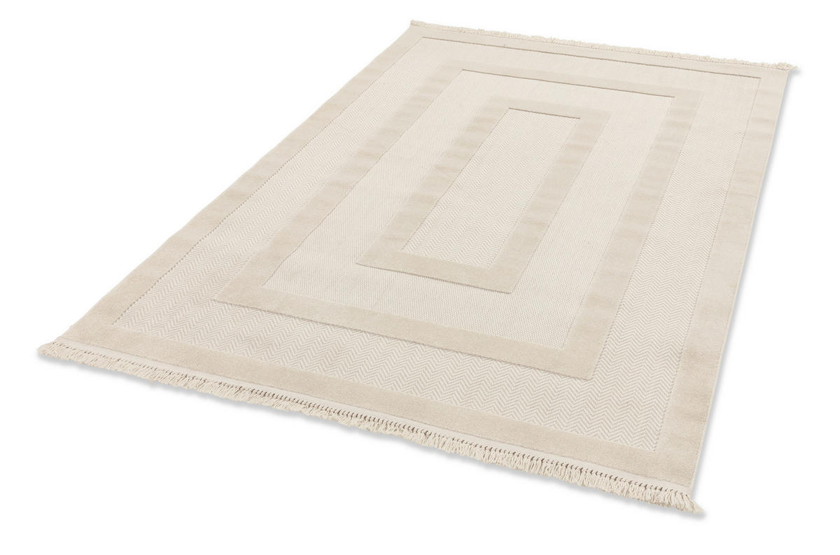 WEBTEPPICH 80/150 cm Summer Creme  - Creme, Basics, Kunststoff/Textil (80/150cm) - Schöner Wohnen
