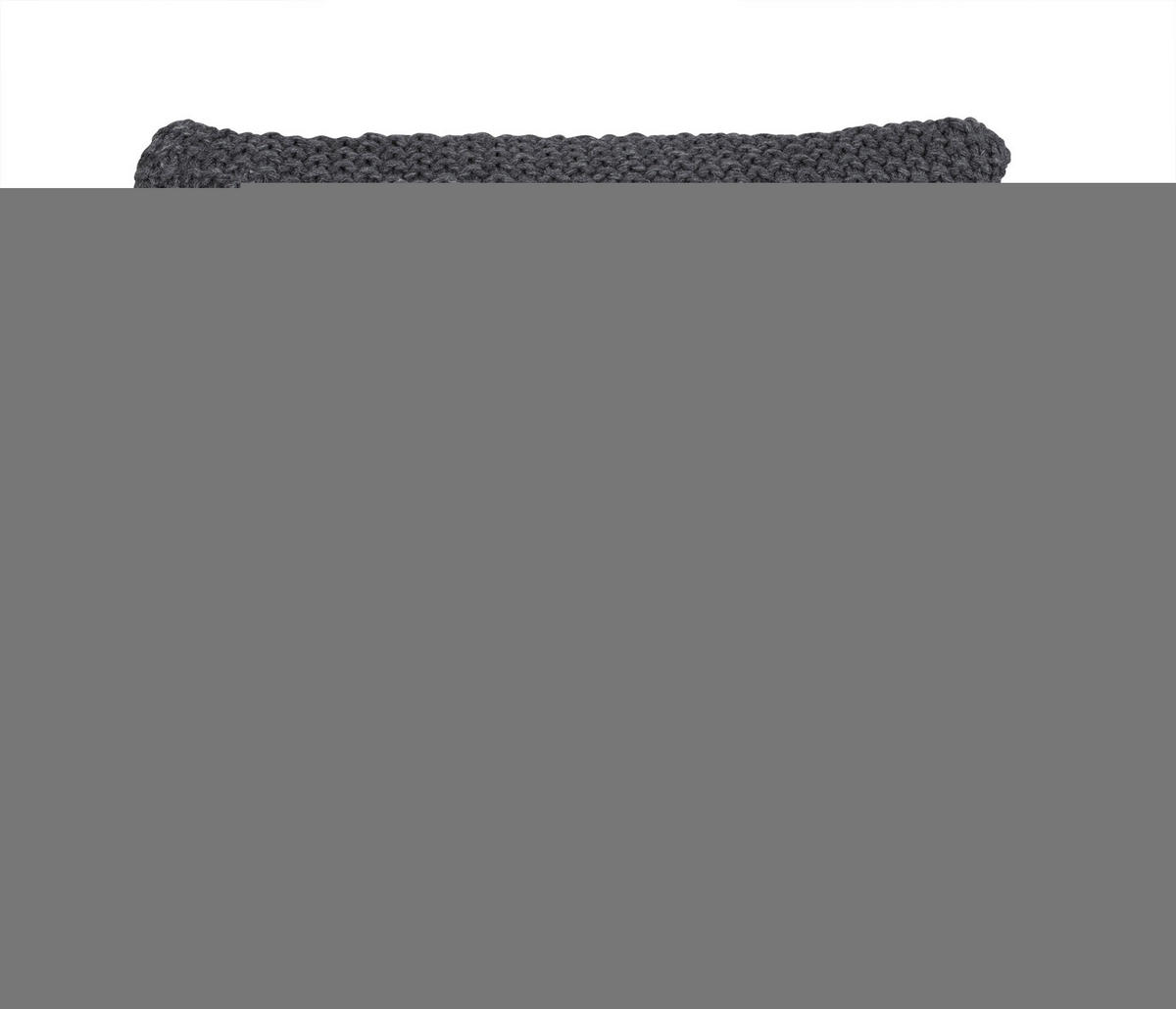 KISSENHÜLLE 40/40 cm  - Anthrazit, Basics, Textil (40/40cm) - Pichler