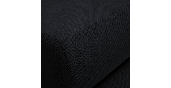 RÉCAMIERE Schwarz Flachgewebe  - Schwarz, Design, Kunststoff/Textil (171/71-88/93cm) - Cantus