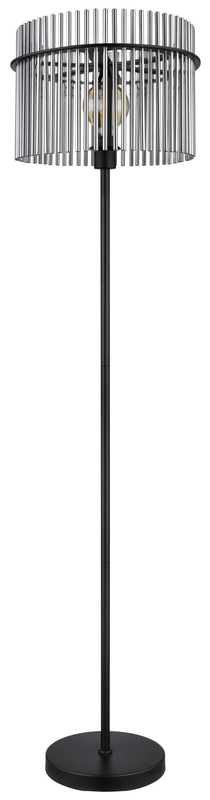STOJEČA SVETILKA  GORLEY      38/152 cm       - črna, Konvencionalno, kovina/steklo (38/152cm)