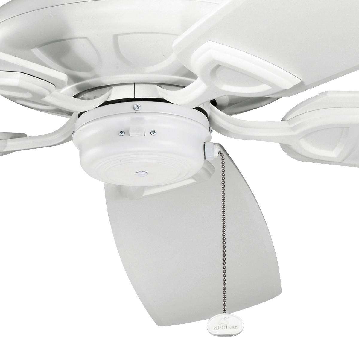 DECKENVENTILATOR  152/35 cm    - Weiss, Basics, Kunststoff/Metall (152/35cm) - Elstead Lighting