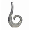 DEKOVASE  - Silberfarben, Design, Metall (26/47/8cm) - Livetastic