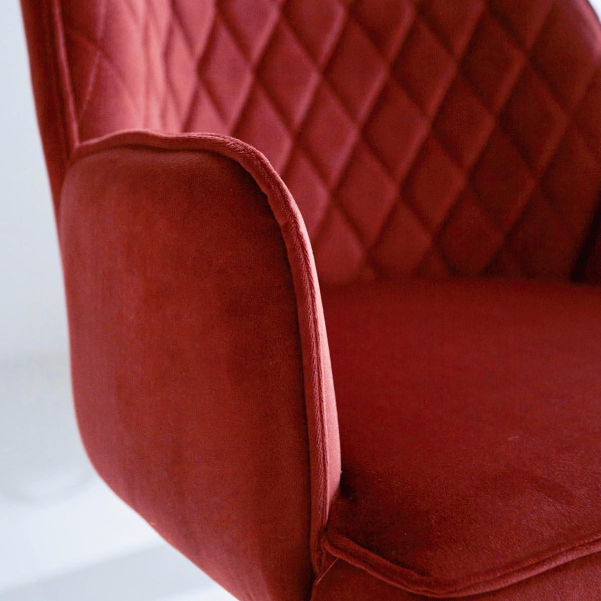 SADA BAROVÝCH STOLIČIEK 2 kus - oranžová/medená, Modern, kov/textil (54/100/58cm) - MID.YOU