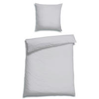 BETTWÄSCHE 2-teilig Satin 135/200 cm  - Hellgrau, Basics, Textil (135/200cm) - Florella