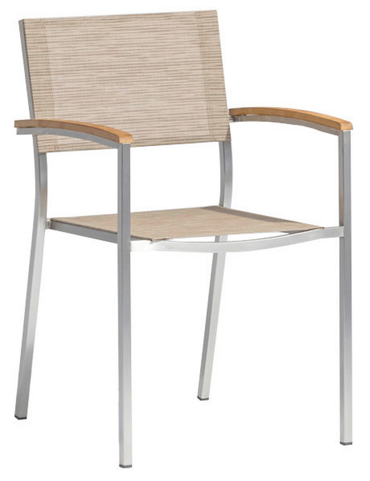 GARTENGARNITUR  - Platinfarben/Braun, Basics, Holzwerkstoff/Textil (150/89/90cm) - Gardenson