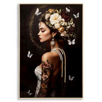LEINWANDBILD Frauen  - Goldfarben, Basics, Holz/Kunststoff (62/92/3.5cm)