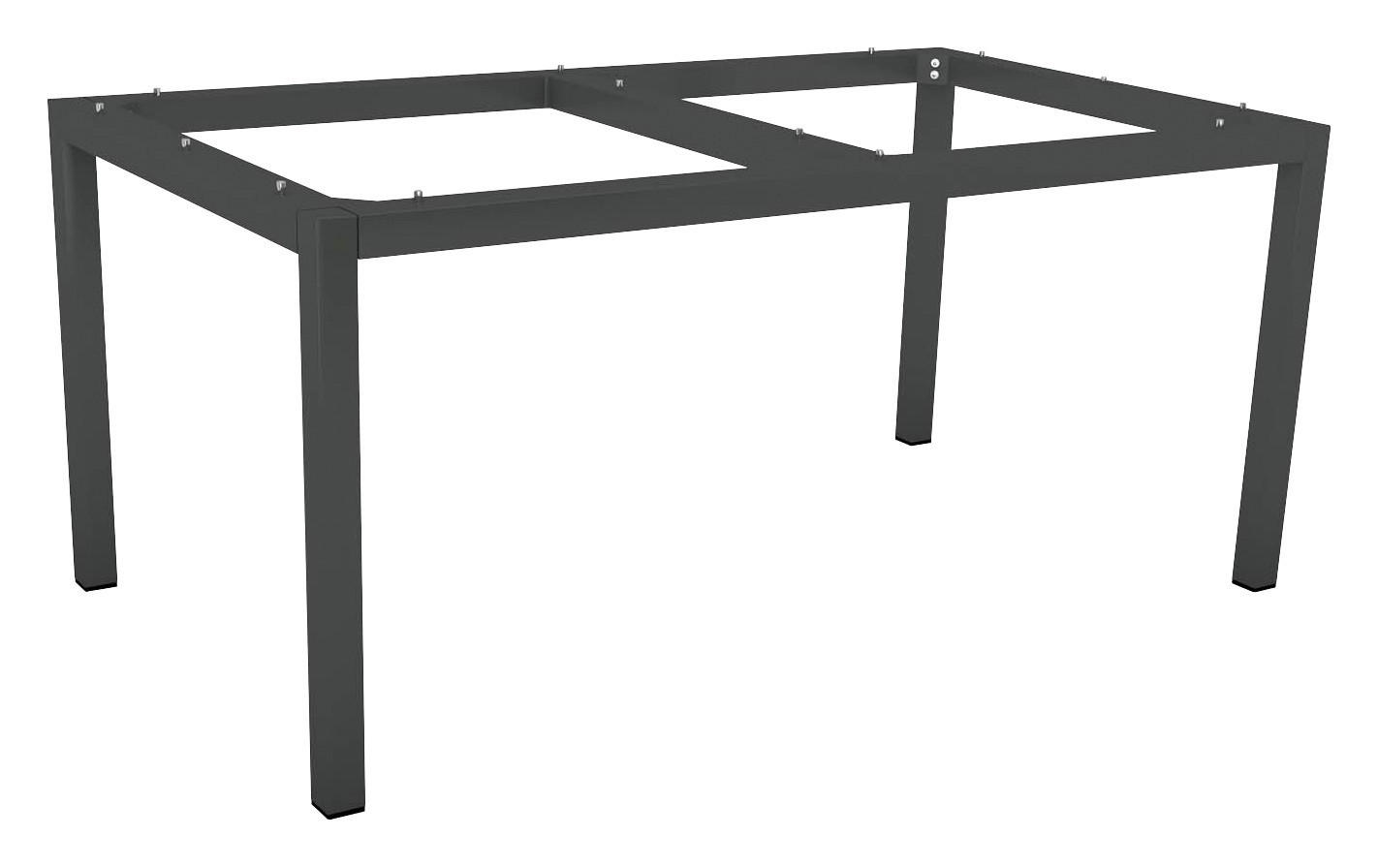 TISCHGESTELL Anthrazit - Anthrazit, Design, Metall (80/72/130cm) - Stern