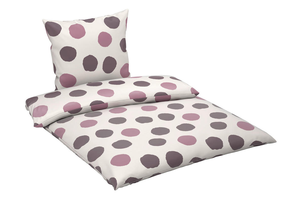 BETTWÄSCHE Satin 135/200 cm  - Lila, Textil (135/200cm) - Esposa