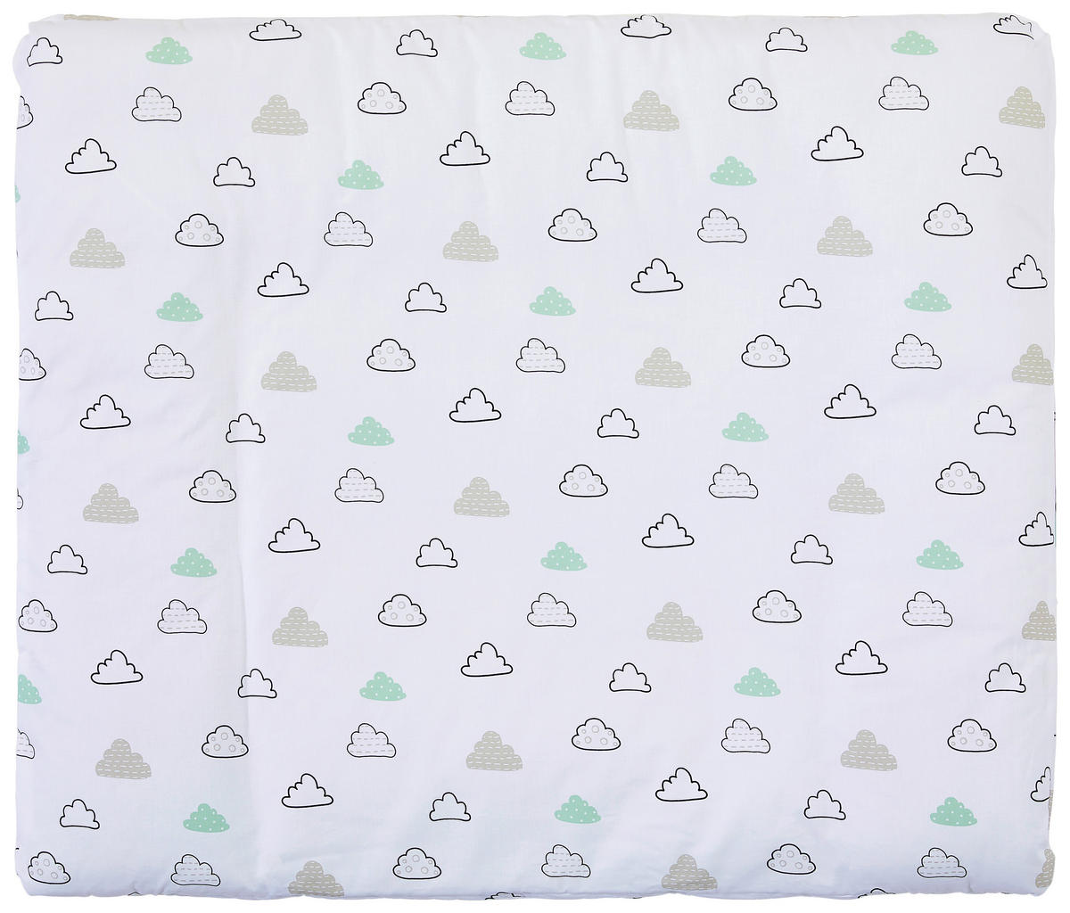 WICKELAUFLAGE 85/75 cm   - Grün, Trend, Textil (85/75cm) - Patinio