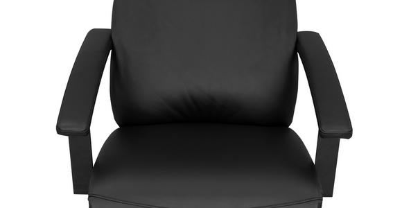 RELAXSESSEL Lederlook Kopfteilverstellung, Sitztiefenverstellung, Fußteilverstellung, Rücken echt - Schwarz, Design, Textil/Metall (74/115/84cm) - Xora