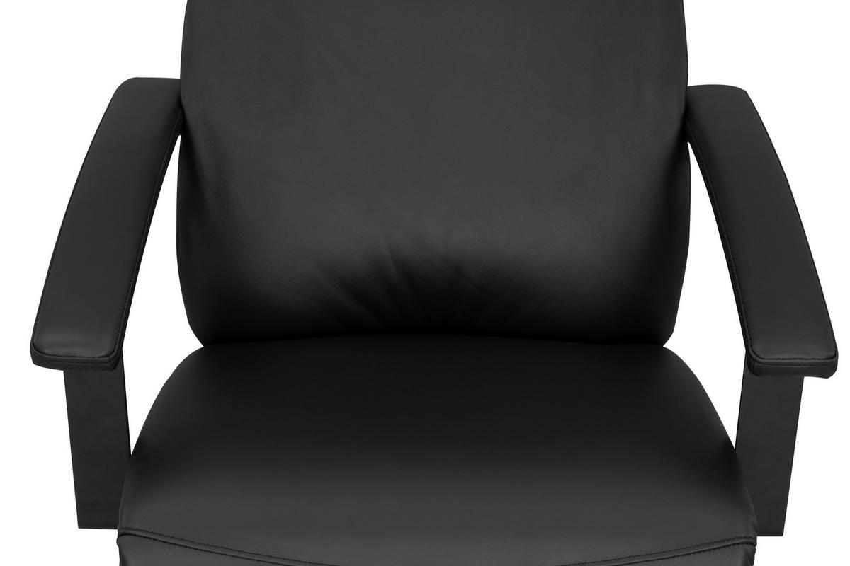 RELAXSESSEL Lederlook Kopfteilverstellung, Sitztiefenverstellung, Fußteilverstellung, Rücken echt    - Schwarz, Design, Textil/Metall (74/115/84cm) - Xora
