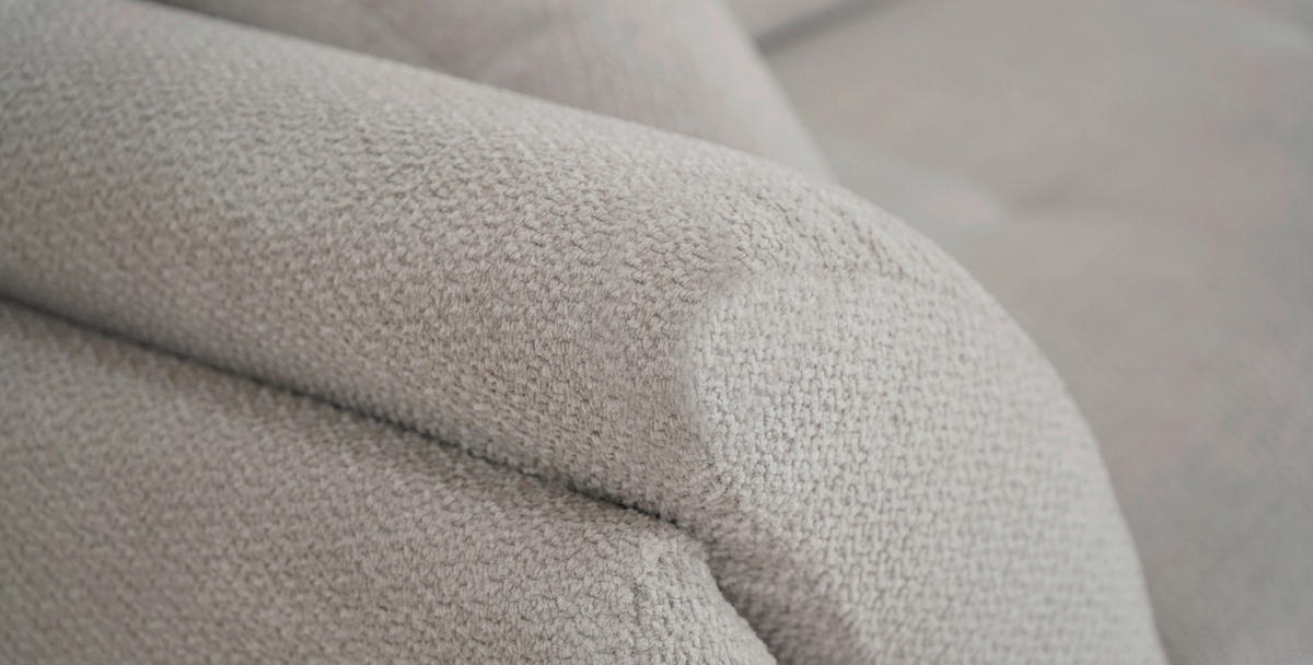 ECKSOFA Greige  - Greige/Schwarz, KONVENTIONELL, Textil (278/187cm) - MID.YOU