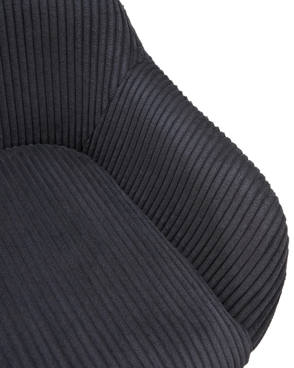BARHOCKER in Metall, Textil Schwarz  - Schwarz, LIFESTYLE, Textil/Metall (44/95-117/55cm) - Livetastic