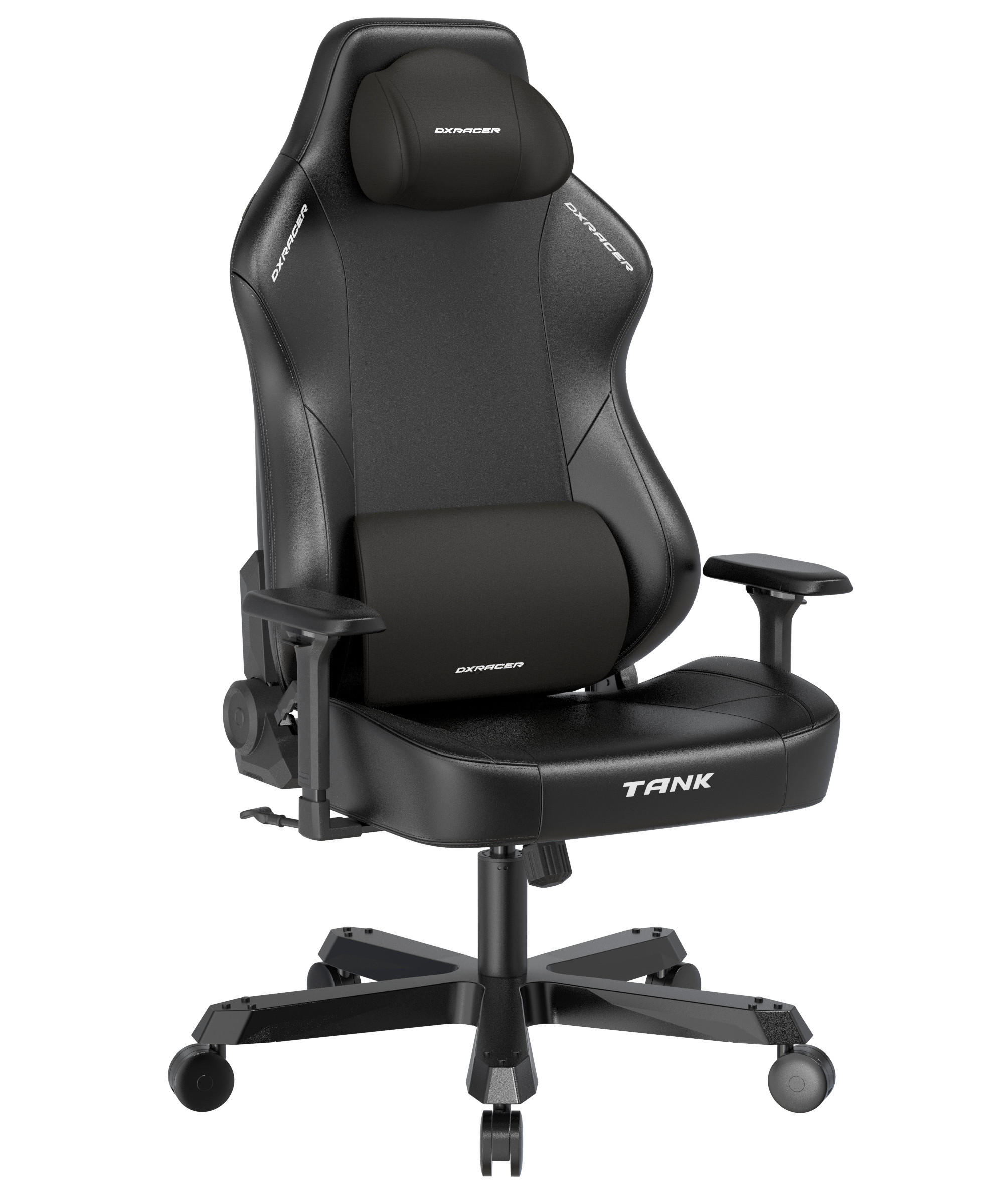 GAMINGSTUHL Schwarz Metall, Textil   - Schwarz, KONVENTIONELL, Textil/Metall (80/138,5-148/60cm) - Dxracer