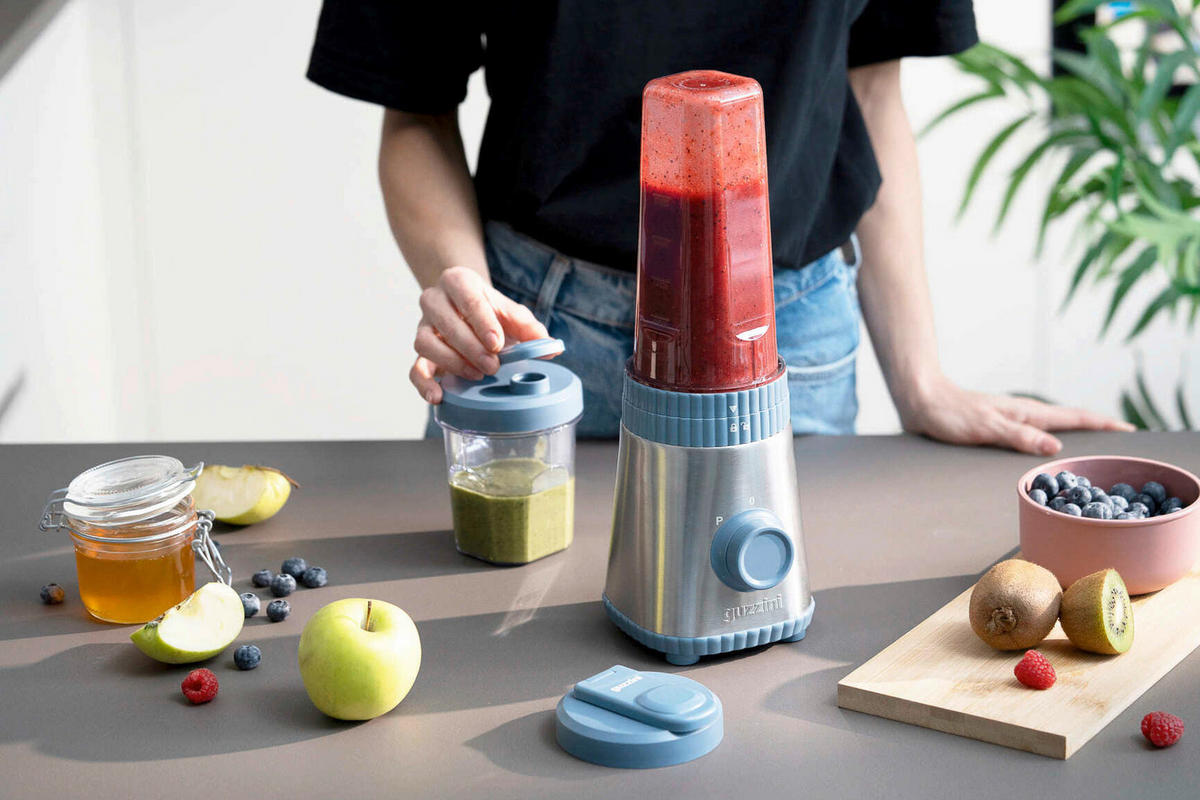 STANDMIXER ON THE GO  - Pastellblau, Basics, Kunststoff (300ml) - GUZZINI