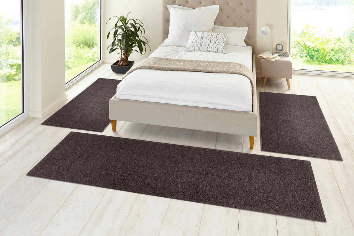 FLACHWEBETEPPICH 70/140 cm Pure Anthrazit  - Anthrazit, Basics, Kunststoff (70/140cm) - Hanse Home