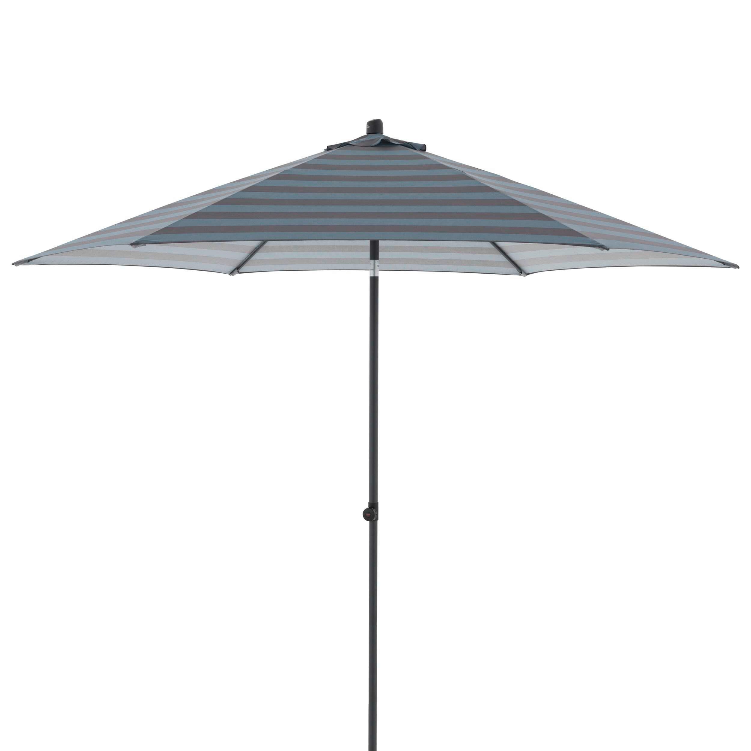 SONNENSCHIRM 300x300 cm  - Anthrazit/Grau, Basics, Textil/Metall (300/300cm) - Doppler