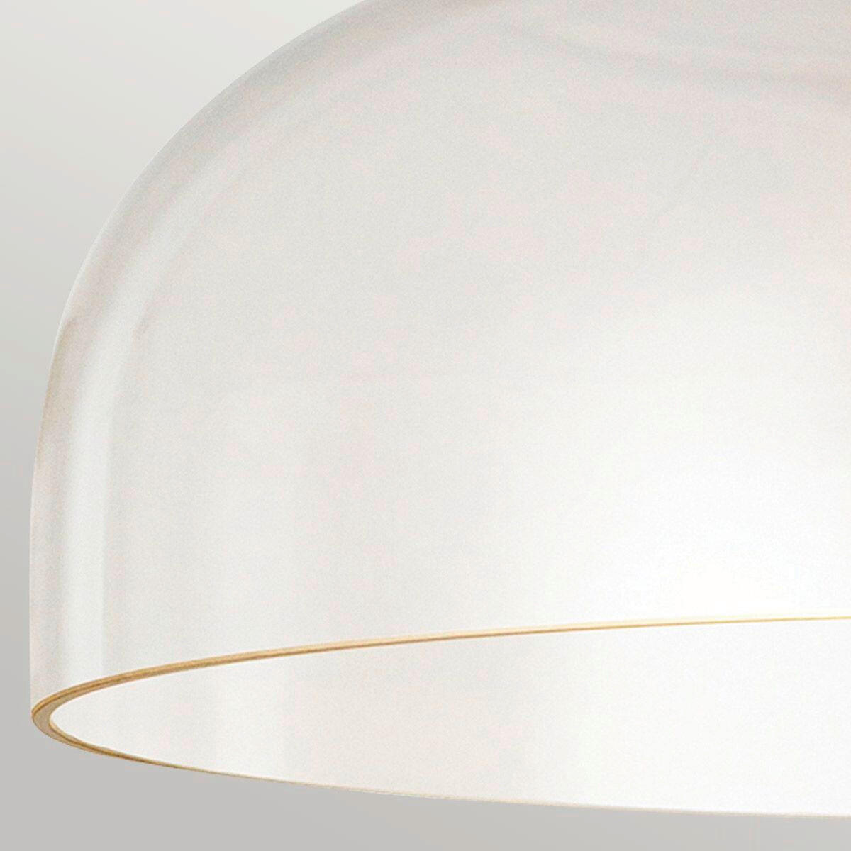 DECKENLEUCHTE 17,6/30,5 cm    - Goldfarben, KONVENTIONELL, Glas/Metall (17,6/30,5cm) - Elstead Lighting