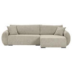 ECKSOFA Mintgrün Flachgewebe Zierkissen, Rückenkissen, Bettkasten, Schlaffunktion, Rücken echt, Liegefläche im Originalstoff  - Schwarz/Mintgrün, KONVENTIONELL, Kunststoff/Textil (145/285cm) - Carryhome