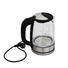 WASSERKOCHER - Edelstahlfarben/Schwarz, KONVENTIONELL, Glas/Kunststoff (1,7l) WASSERKOCHER - Edelstahlfarben/Schwarz, KONVENTIONELL, Glas/Kunststoff (1,7l)
