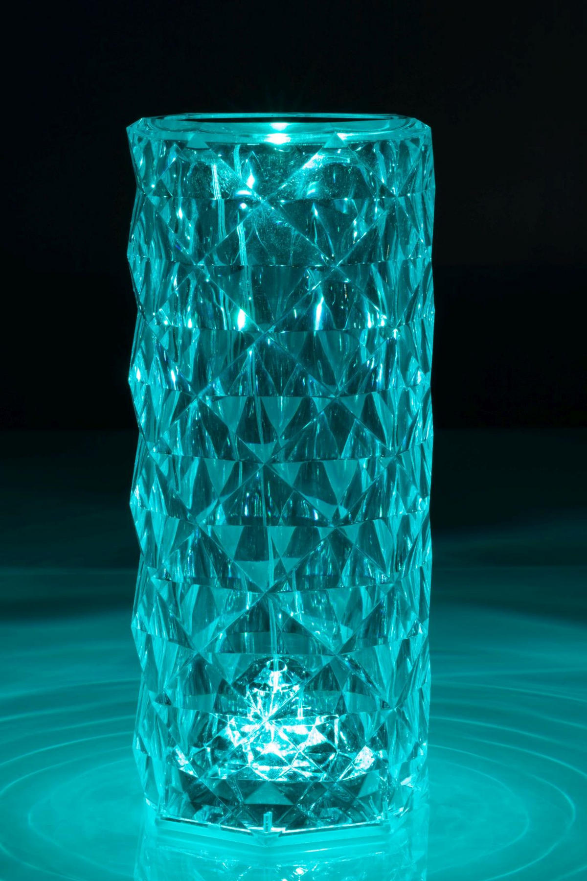 DEKORAČNÍ LED SVÍTIDLO, dálkový ovladač, dotykový stmívač, 9/22 cm  - průhledné, Lifestyle, plast (9/22cm) - Novel