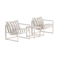 LOUNGEGRUPP  - vit/beige, Klassisk, metall/glas - Best Price