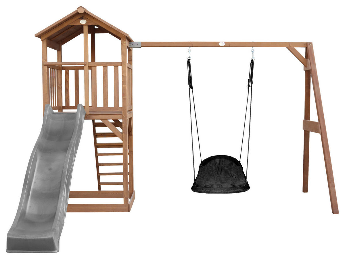 LEKTORN 356,6/241,9/349 cm  - brun/blå, Klassisk, trä/plast (356,6/241,9/349cm)