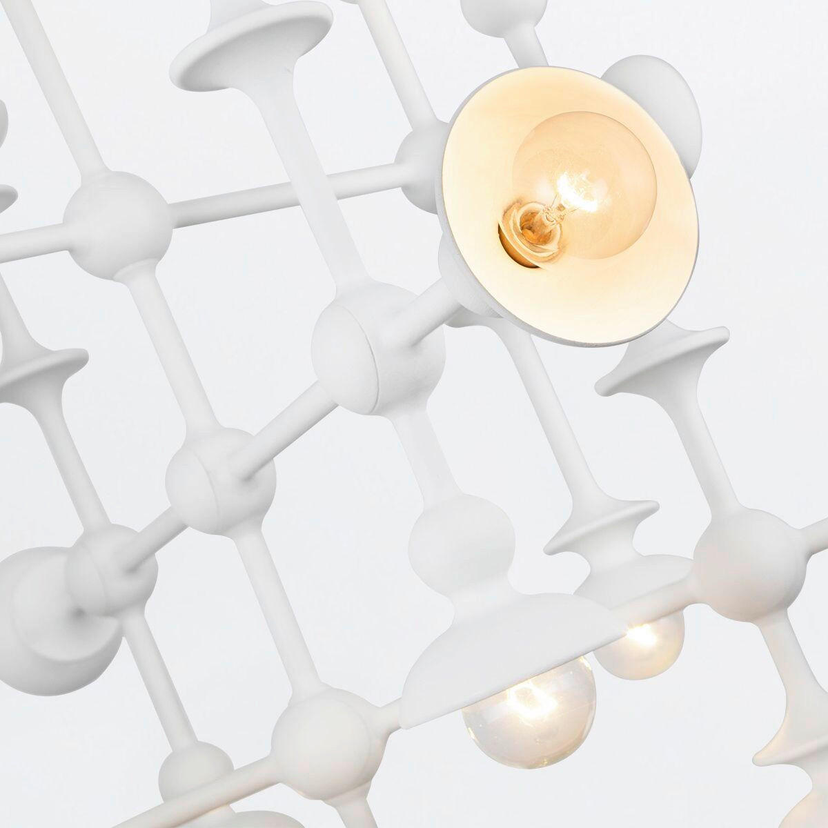 KRONLEUCHTER 76,2/74,9 cm   - Weiß, KONVENTIONELL, Metall (76,2/74,9cm) - Elstead Lighting