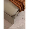 BOXSPRINGBETT 180/200 cm  in Hellgrau, Greige  - Greige/Hellgrau, Design, Textil/Metall (180/200cm) - Johann Jakob