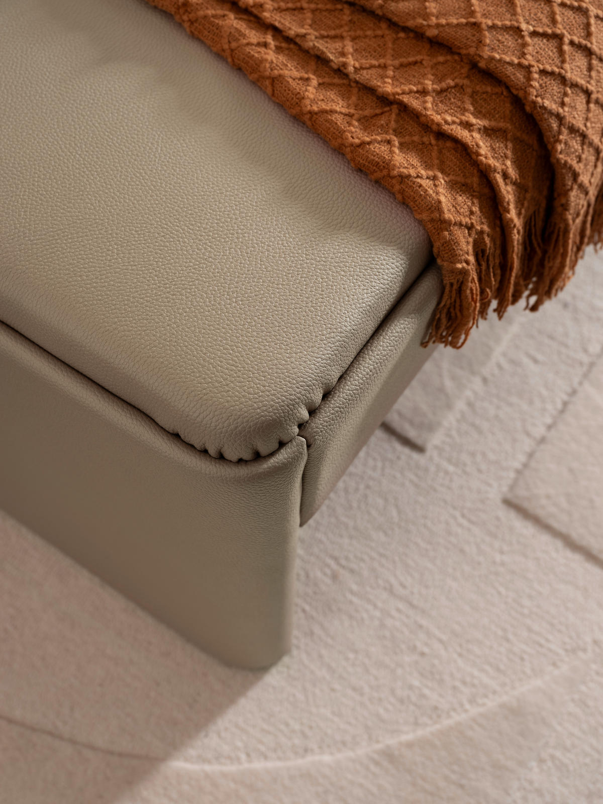 BOXSPRINGBETT 180/200 cm  in Hellgrau, Greige  - Greige/Hellgrau, Design, Textil/Metall (180/200cm) - Johann Jakob