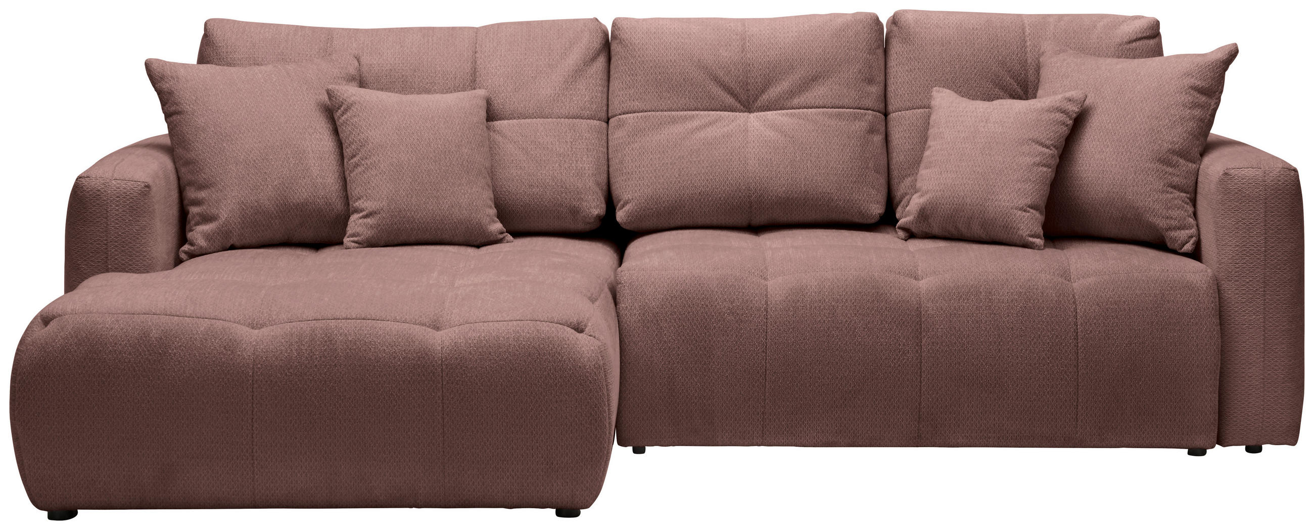ROHOVÁ SEDACIA SÚPRAVA, textil, hnedá - hnedá/čierna, Modern, textil/plast (172/276cm) - Hom`in