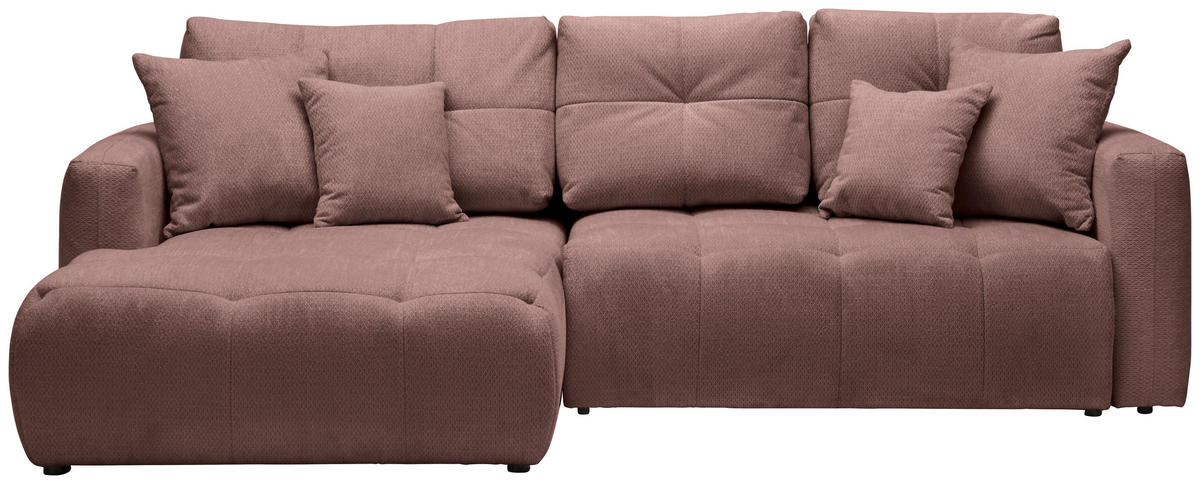 ROHOVÁ SEDACIA SÚPRAVA, textil, hnedá - hnedá/čierna, Modern, textil/plast (172/276cm) - Hom`in