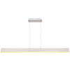 LED Hängeleuchte Verena VERENA 121/8/120 cm   - Opal/Weiß, Design, Kunststoff/Metall (121/8/120cm) - Globo