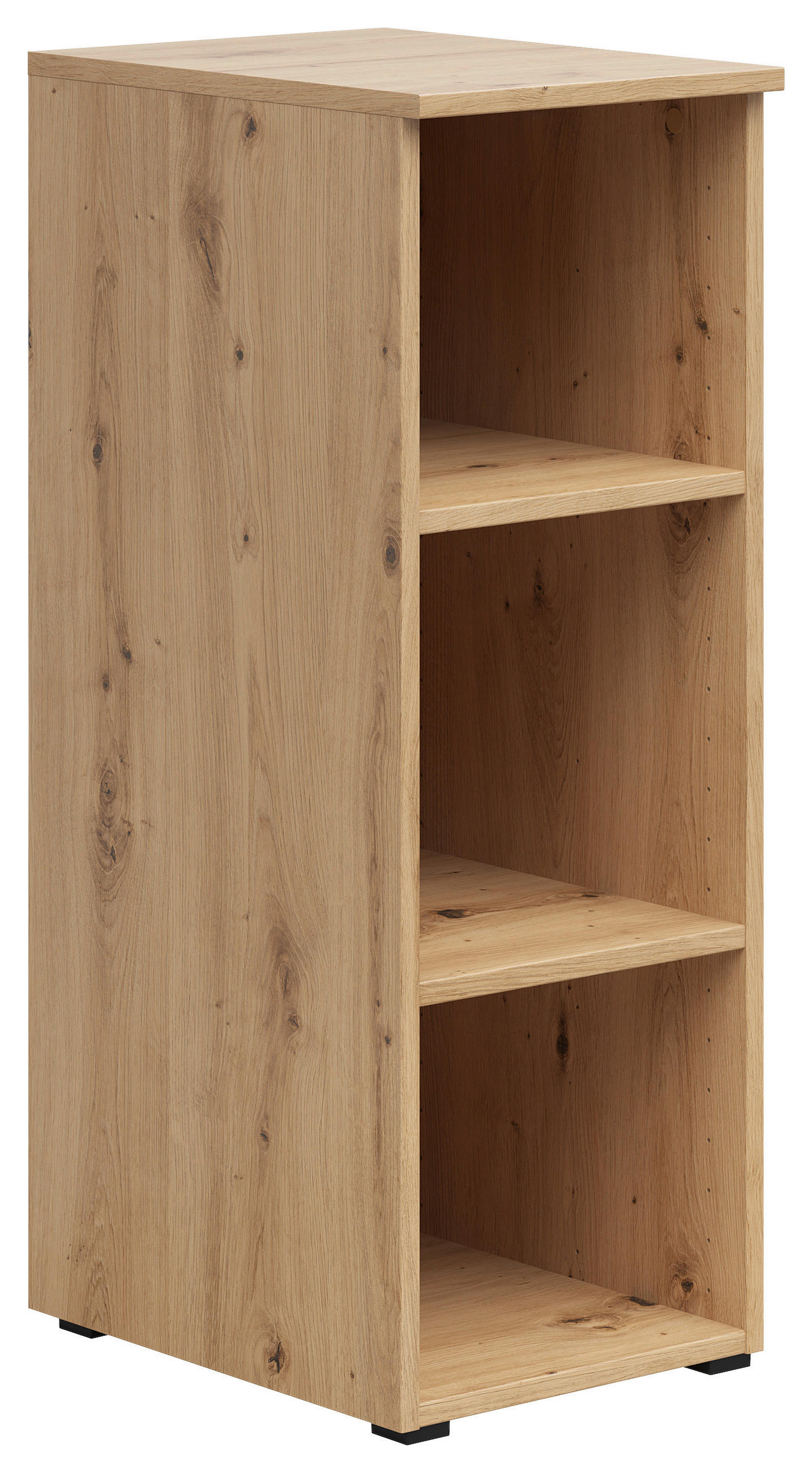 REGÁL, dub artisan, 30/83/40 cm - antracitová/dub artisan, Modern, kompozitné drevo/plast (30/83/40cm) - Carryhome