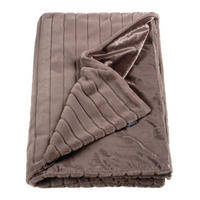 FELLDECKE Glam 130/170 cm  - Fango/Schlammfarben, Basics, Textil (130/170cm) - Joop!
