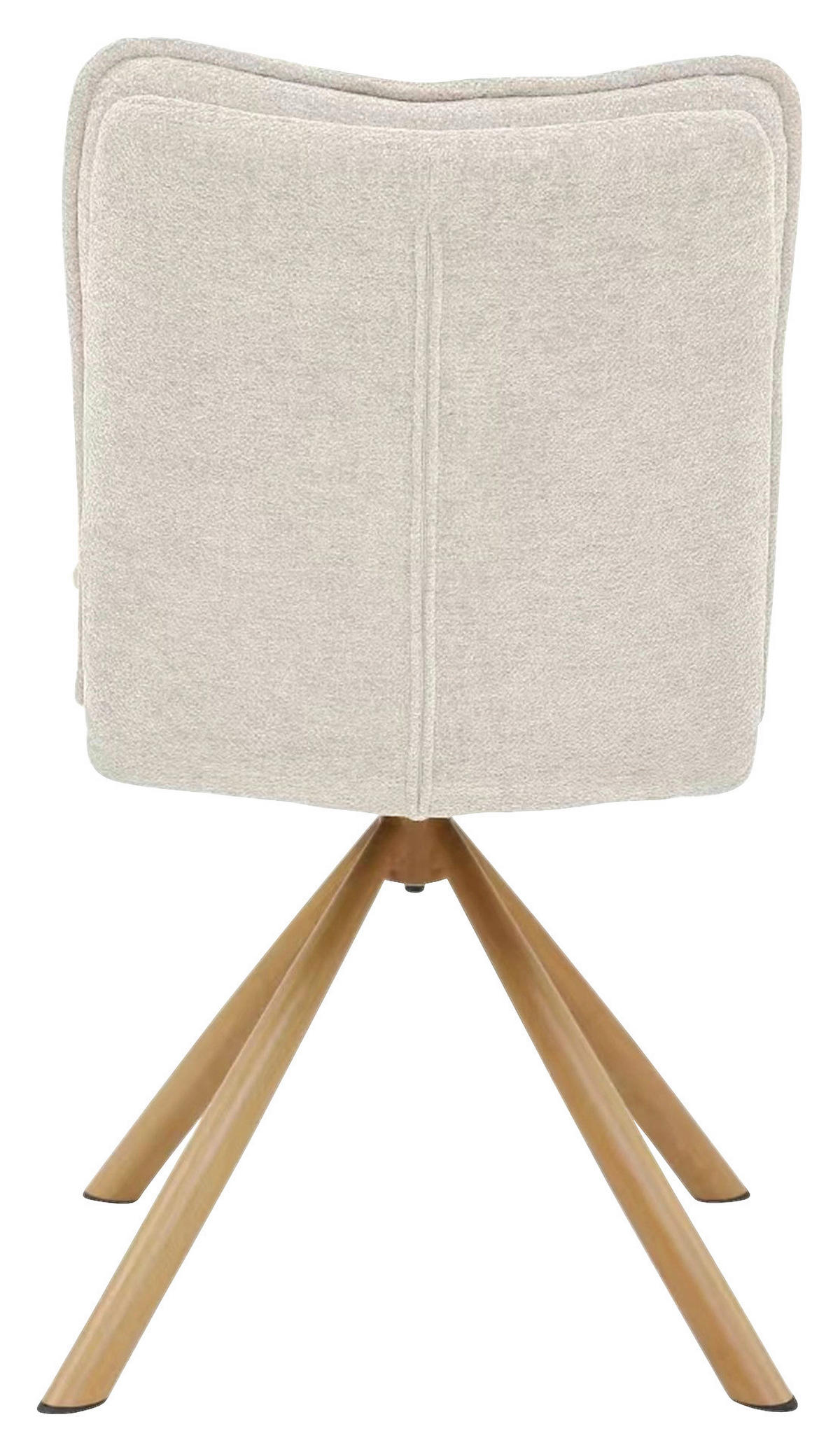 STUHL - Eichefarben/Beige, Design, Textil/Metall (52/89/65cm) - Carryhome