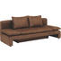 SCHLAFSOFA Mikrofaser Braun, Hellbraun - Hellbraun/Schwarz, Design, Kunststoff/Textil (210/73/95cm)