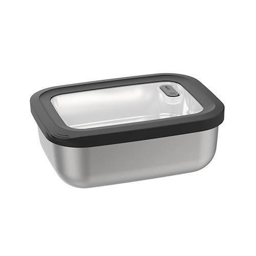 FRISCHHALTEDOSE PROVIDO 2,6 L  - Edelstahlfarben/Transparent, Basics, Kunststoff/Metall (18,5/9,1/23,9cm) - Gefu